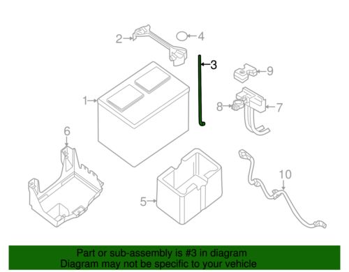 Genuine Nissan Hold Down Bolt 24425-8990B, US $30.46, image 3