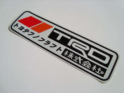 New arrival !!! trd japan racing stickers car decal drift tokyo yaris sport cool
