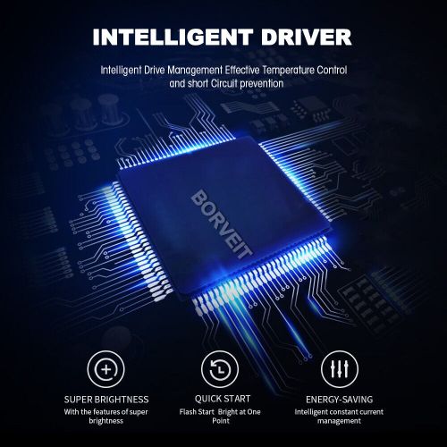 2x 72W Ice blue Honda Pioneer 1000 LED Headlight Bulbs 2016 2017 2018 -2022, US $14.74, image 4