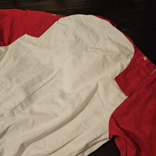 Speedway Motors Race Full Body Suit - Fire Resistant Red & White Large L, US $90.00, image 7