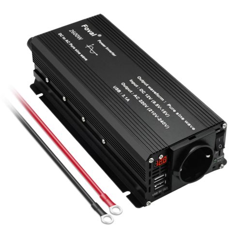 Pure Sine Wave 1000W 1500W 2200W 2600W DC 12V to AC 220V Car Power Inverter Adap, AU $160.63, image 20