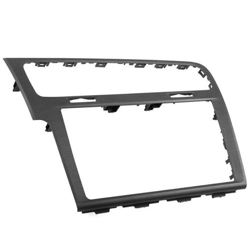 8" brushed silver mib car auto radio frame panel decorative for vw golf 7 7.5