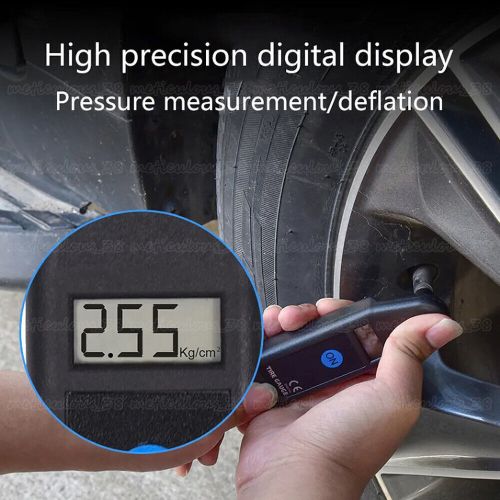 Digital Car Motorcycle Tyre Air Pressure Gauge PSI with LCD Display Accessories, US $8.47, image 14