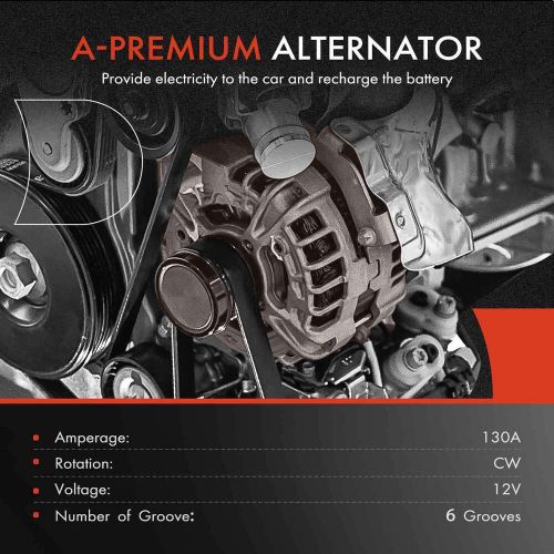 Alternator for Honda Odyssey Pilot Ridgeline Acura MDX RL TL TSX ZDX 130A 12V, US $109.61, image 4