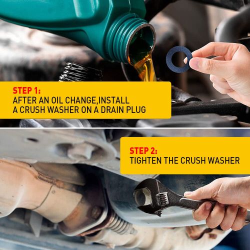 FOR TOYOTA LEXUS SCION OIL DRAIN PLUG WASHER GASKET REPLACEMENT PARTS WATERPROOF, US $9.99, image 7