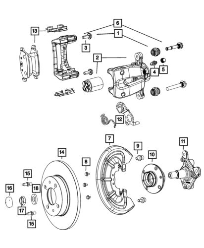 Genuine Mopar Brake Rotor 68201271AA, US $93.47, image 2