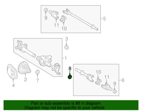 Genuine Ford Drive Axle Shaft Seal AC3Z-1S175-A, US $39.30, image 5