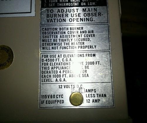 Suburban nt-16 fc gas furnace 16000 btu/h 12vdc  trailer camper rv