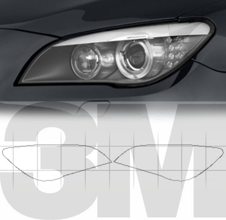 2010-2013 bmw 7 series 740i 750i 760i clear 3m protection precut headlights film