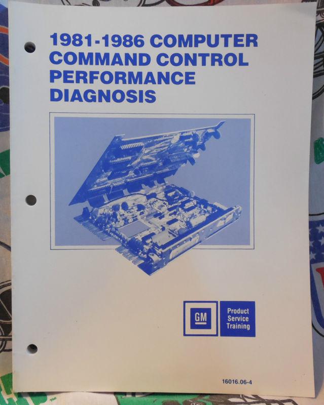 Gm,1981-86,computer,command,control,performance,diagnosis,service,manual,book