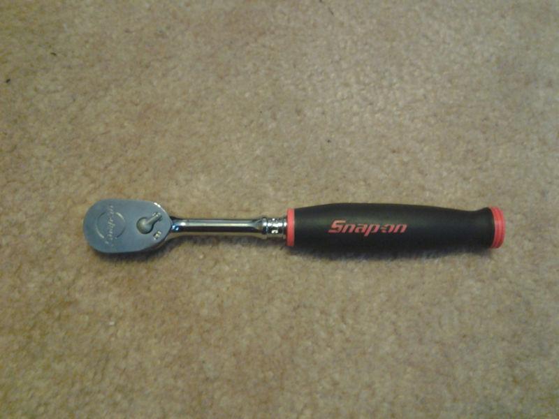  1/4 drive ratchet,(high strength), long handle, soft grip