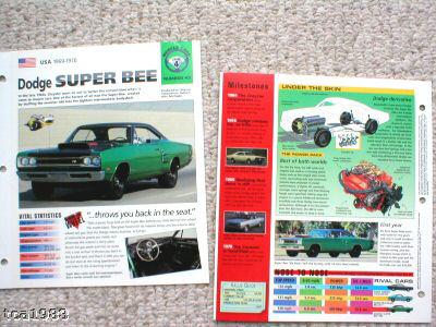 1969 / 1970 DODGE SUPER BEE 440 IMP Brochure, US $12.00, image 2