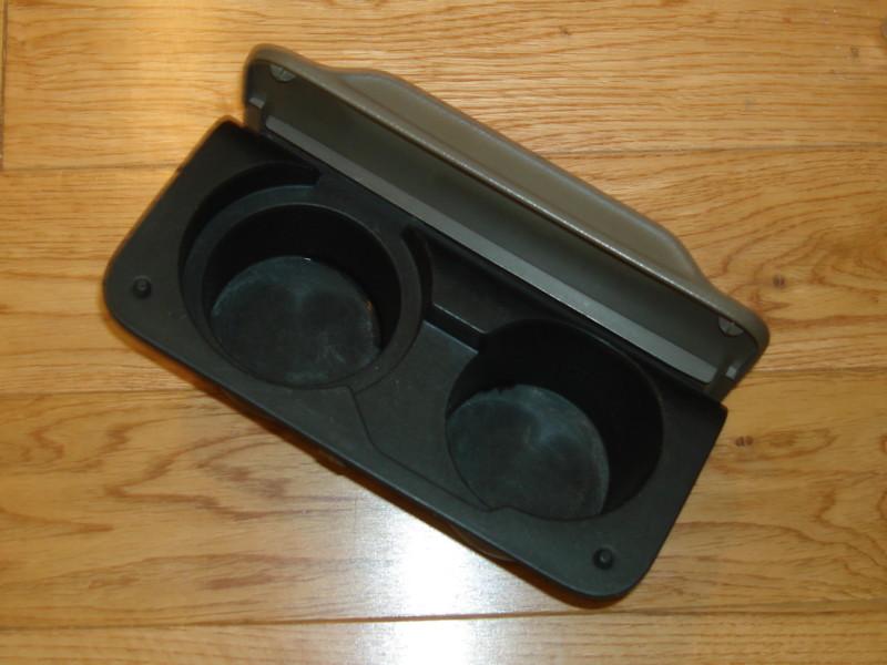 1998 nissan maxima center consol cup holder insert oem tan/brown in color