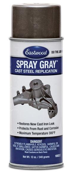 Eastwood spray gray detail paint aerosol replicate look of cast iron