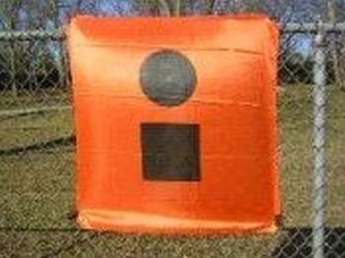 Boating distress flag 3x3 ft square sos signal boat emergency orange black help