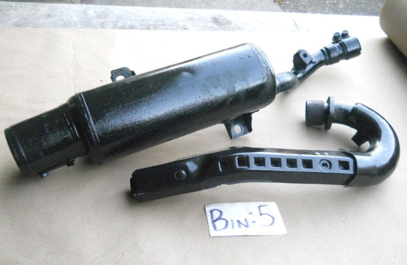 Exhaust muffer header 1985-87 250sx 250 sx 1986 atc honda 3 wheeler three atv