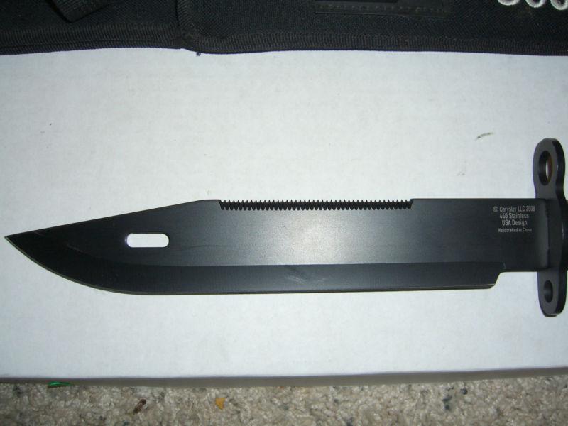 JEEP WRANGLER GRAND CHEROKEE SRT8 SURVIVAL HUNTING 15 INCH STAINLESS STEEL KNIFE, US $49.99, image 2