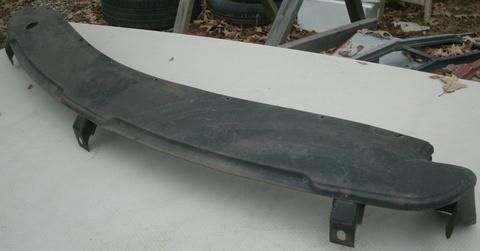 1941 41 dodge coupe sedan rear valance & brakets original oem back bumper