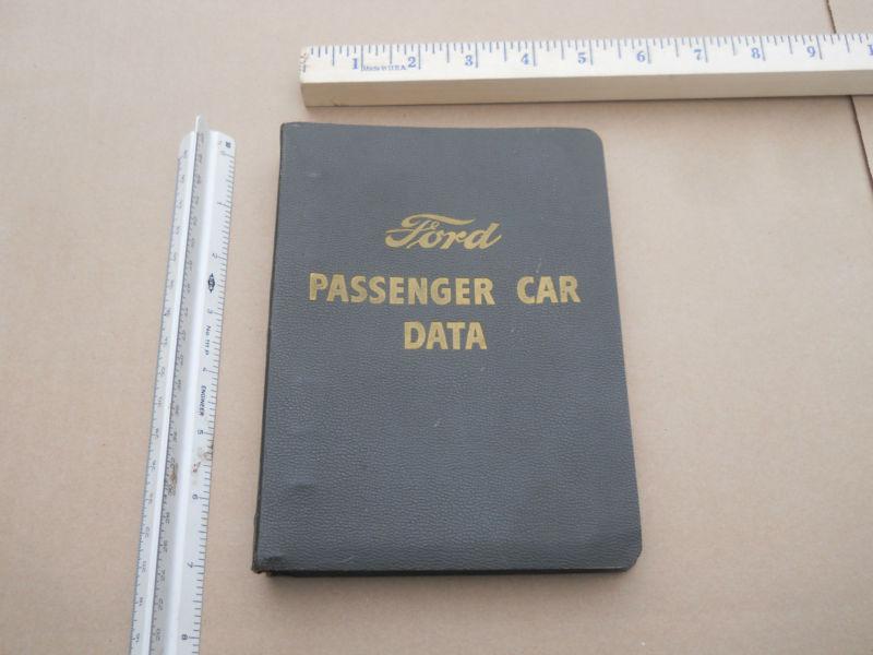 Rare vintage 1951 ford passenger car data book  used by salesman