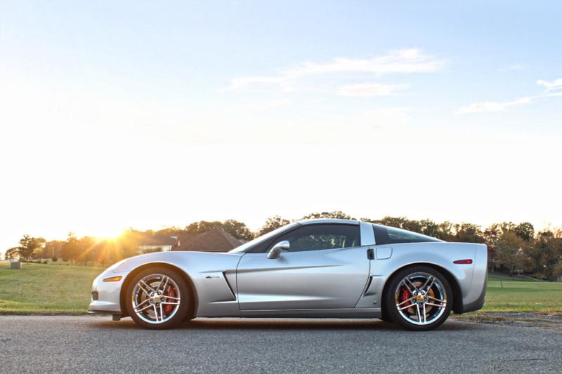 Chevy corvette silver c6 ls7 z06 hd poster super car print multiple sizes avail