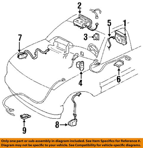 Gm oem 26087318 air bag-clockspring