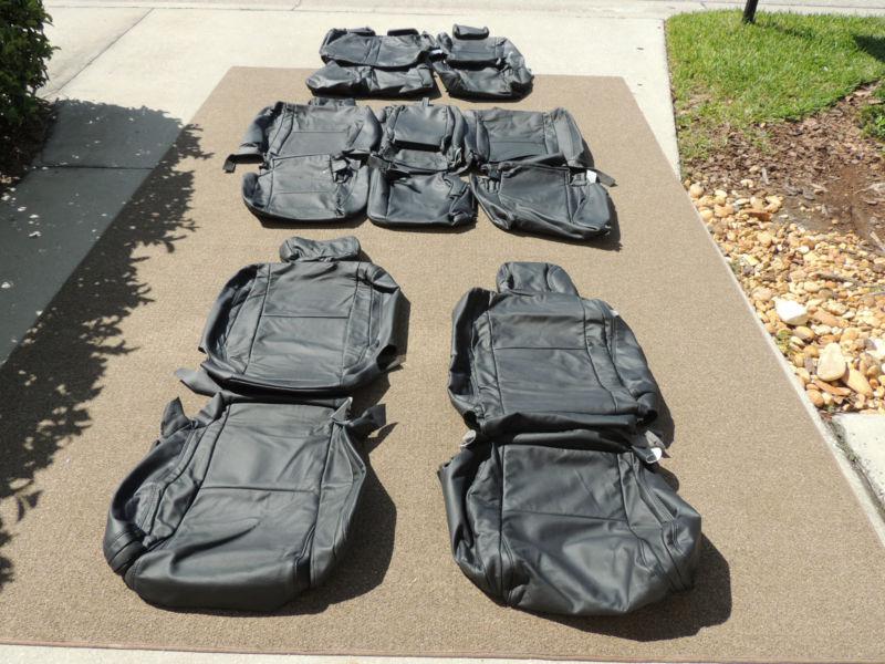 Toyota sequoia leather seat covers interior seats 2008 2009 2010 #98