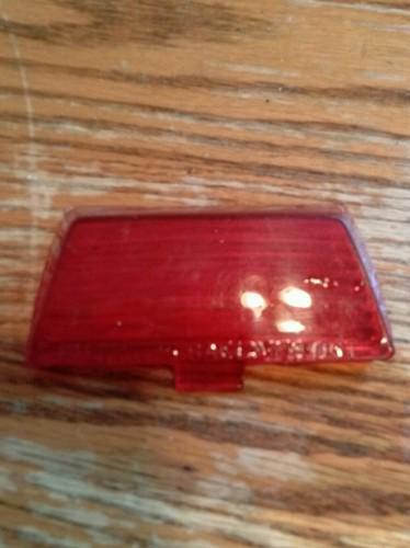 Oem harley davidson rear fender light lens red