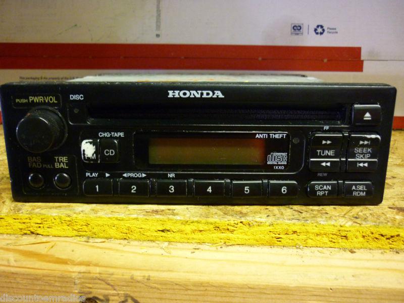 01 2001 honda odyssey cd radio & code 39100-s0x-c010 *