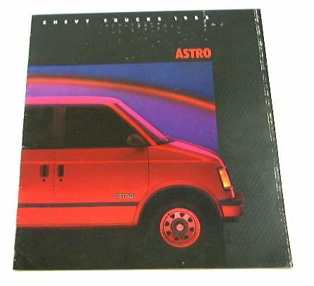 1985 85 chevrolet chevy astro van brochure cs cl sport