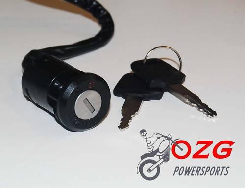 Key ignition switch motorcycle universal dirt bike atv quad dual sport mx lock