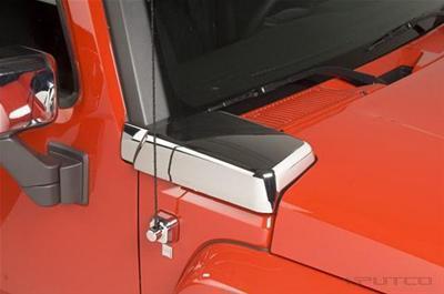 Putco 404506 air inlet grille cover exterior abs plastic chrome hummer each