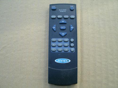 Jensen dvd player radio multi zone remote control