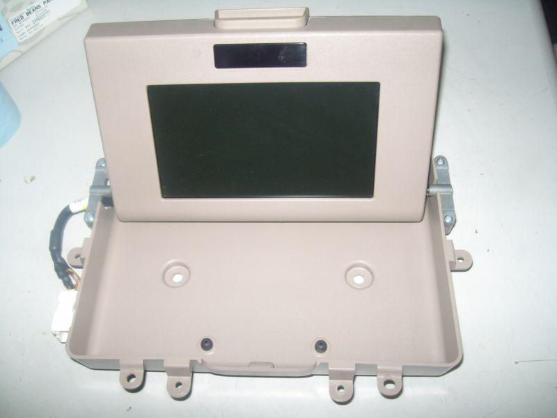 2004 2005 nissan quest overhead screen display monitor 280915z001 cn-tn6360z tan