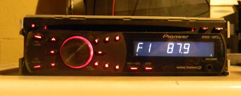 Pioneer deh-1200mp radio cd player 