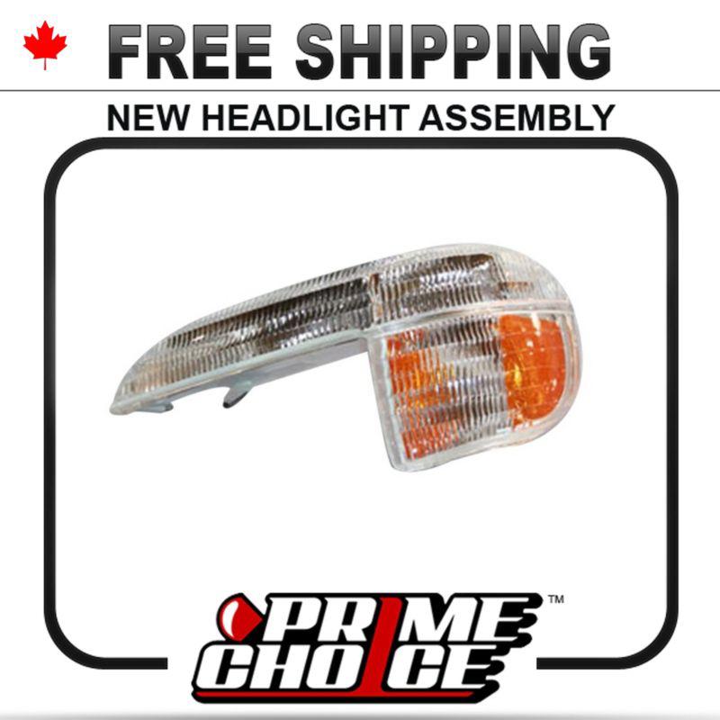 Parking/turn signal/side marker light front corner lamp for left hand driver lh