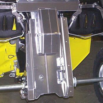 Suzuki ltr 450 06 - 13 swingarm skid guard z plate .250 ltr450