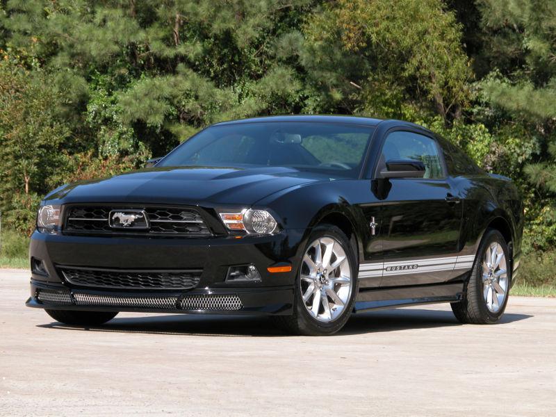 Razzi 2010 2011 2012 ford mustang ground effects kit - v6 model - painted