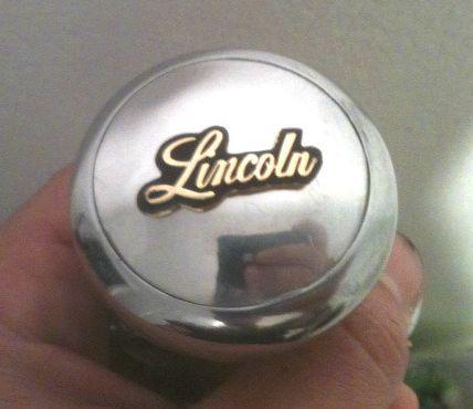 Lincoln automobiles vintage steering part classicmetalknob