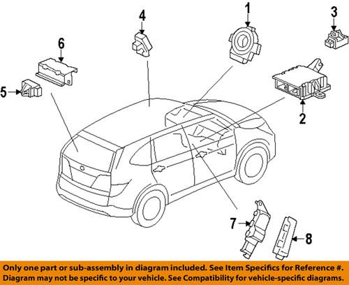 Honda oem 77930-t0a-a11 air bag sensor