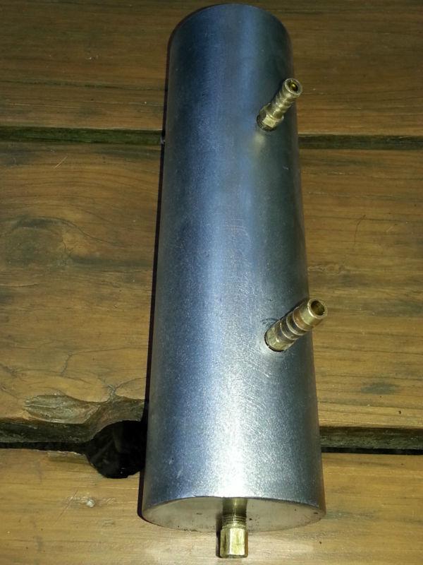 Stainless steel oil vent can / weight can for vintage kart or jr. dragster