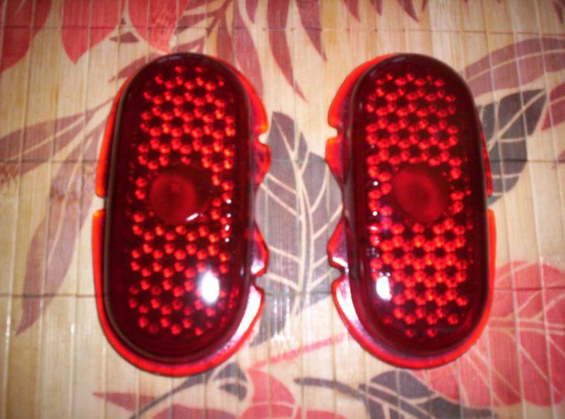 42-48 ford glass tail light lens set
