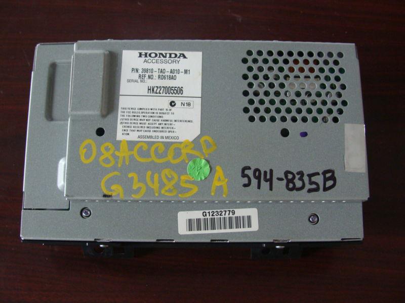 08-10 HONDA ACCORD NAVIGATION SCREEN DISPLAY OEM UPPER, US $299.00, image 2