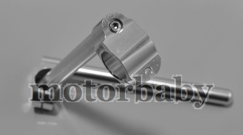 30mm Fork Clip On Handle Bars 1 pair (silver D), US $45.99, image 2