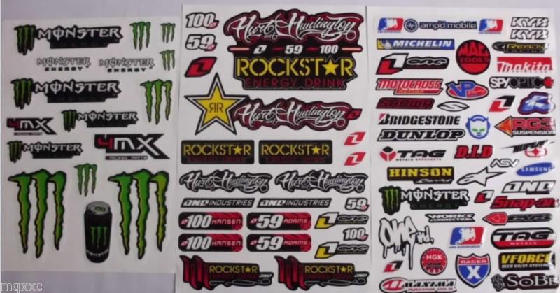 3m graphic decals sticker for atv dirt pit bike crf50 crf70 crf250 klx110 ktm 3a