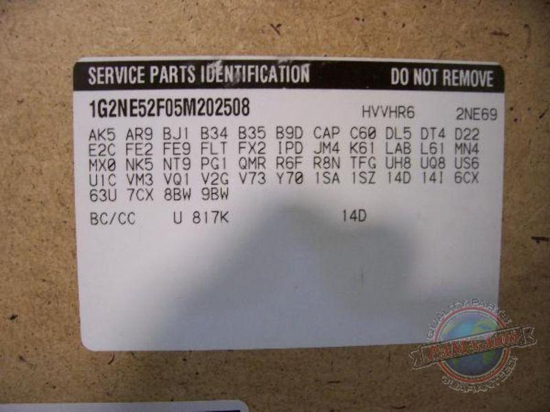 Cluster / Speedometer : 2005 GRAND AM 312523, US $69.99, image 9