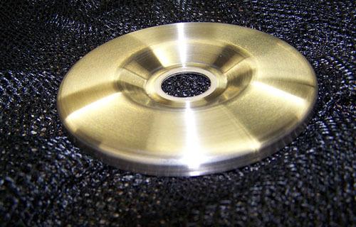 4 1/2"  stainless steel shrinking disc english wheel planishing hammer