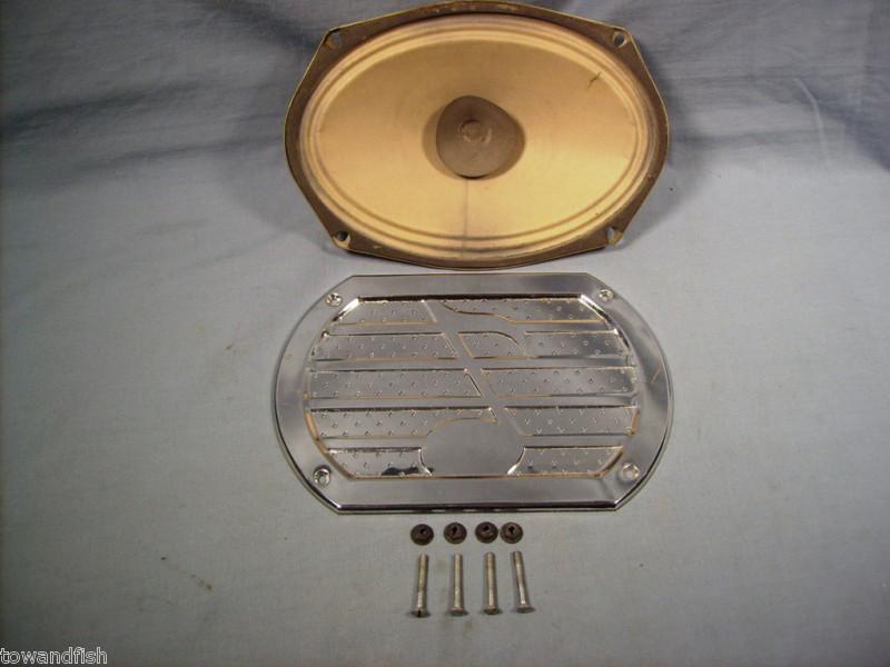 Vintage arkay 6''x9'' speaker with music note grill-rat rod