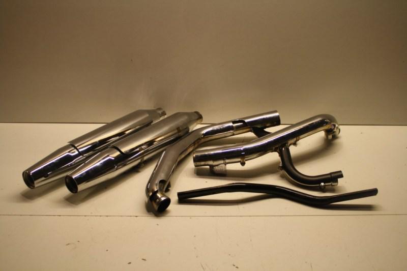 Harley davidson dyna exhaust system super glide low rider 07-12