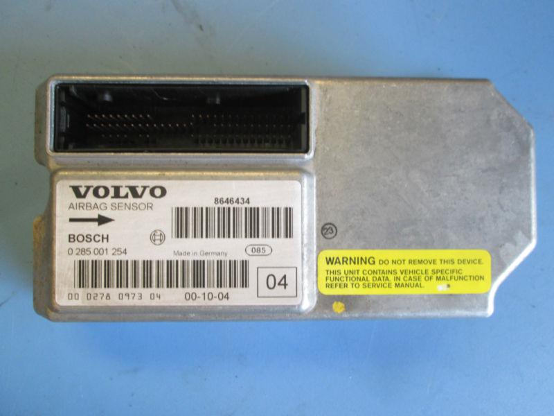 Volvo s60 air bag srs sensor module 8646434 2001 2002 2003 2004
