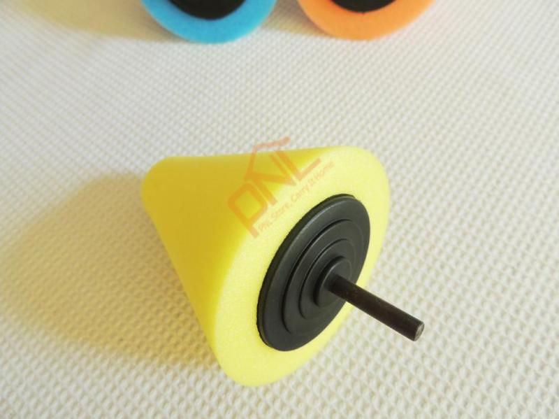 1pc car care pads t80 yellow for hub cone metal polishing pads